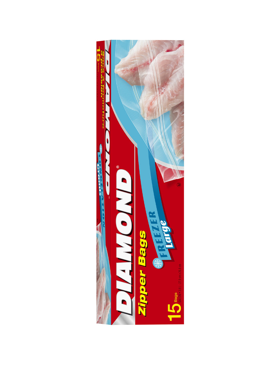 Diamond Large Freezer Bags