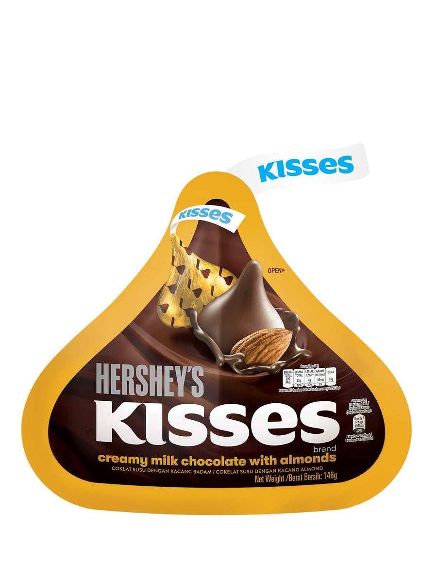 HERSHEY'S ICONIC KISSES ALMOND 146G – Village Grocer - M City